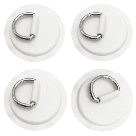 4 Pieces Pad/Patch D Rings for PVC Inflatable Boat Canoe Raft Stainless Steel D-Ring Patch Dinghy Kayak Surfboard Paddle Board In Australia - Darrahopens