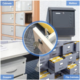 Cabinet Locks with Keys, Long Cam Locks keyed Alike, Cabinet Cam Lock Set for Cabinets RV Storage Locks Tool Box Lock Thick Drawer In Australia - Darrahopens
