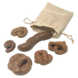 6Pieces Fake Realistic Fake Turd Prank Lifelike Poo Toy Gags and Practical Joke Toys for April Fools' Day Prank Party Supplies