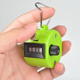 2 pcs Hand Tally Counter 4 Digit Number Dual Clicker Golf Handy ConvenientBaseball Counter Compact Hand Metal Tally Clicker