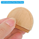 4 Pcs Door Stoppers, Door Stop Doorstop Wooden Door Stopper Wedge Door Wedge Self Adhesive Doorstop Sturdy Semicircle