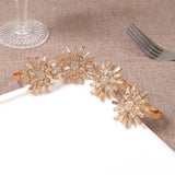 Flower Shape Napkin Ring Set 4Pcs/Set Napkin Ring Faux Crystal Flower Elegant Luxury Table Decoration Dinner Napkin