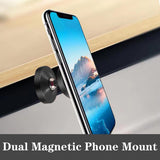 Gym Dual Magnetic Phone Mount & Holder Gym Phone Holder for Pictures and Video Capture Hands Free Selfie