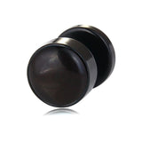 4 pcs Womens Stainless Steel Earrings, Punk Stud Earrings for Men with Cat's Eye Stone Screw-Back Jewelry Earrings