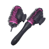 6pcs/set 3 Sizes Detachable Handle Hair Roller Brush with Positioning Clips Aluminum Ceramic Barrel Curler Comb Hairdresser In Australia - Darrahopens