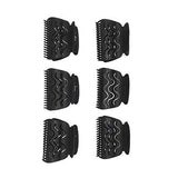 6pcs/set 3 Sizes Detachable Handle Hair Roller Brush with Positioning Clips Aluminum Ceramic Barrel Curler Comb Hairdresser