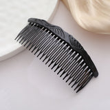 5PCS Black Large 4.72 Inches 24 Teeth Hair Side Comb French Hair Accessories Plastic Hair Clip Clamp for Men Women In Australia - Darrahopens