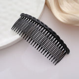 5PCS Black Large 4.72 Inches 24 Teeth Hair Side Comb French Hair Accessories Plastic Hair Clip Clamp for Men Women In Australia - Darrahopens