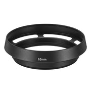 62mm Lens Hood, Standard Vented Matte Surface Anti-reflective Inside HoodStandard Vented Matte Surface Anti-reflective , Black