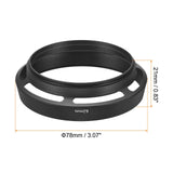 62mm Lens Hood, Standard Vented Matte Surface Anti-reflective Inside HoodStandard Vented Matte Surface Anti-reflective , Black In Australia - Darrahopens