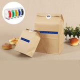 Embossing Label Tape Compatible with Label Maker, 3D Plastic Labels Replacement ( Black/Red/Blue/Yellow/Green)