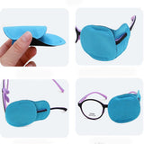 6Pcs Eye Patches Medical Eye Patch Adjustable Lazy Eye Patches for Glasses Black Lazy Eye Patches Treat Left Right Eyes Lazy Eye