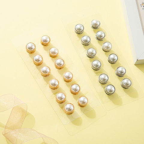24 Set Wedding Veil Weight, Magnetic Pearl Double Sided Magnet Invisible Strong Hijab Accessories for Dress Bridal In Australia - Darrahopens