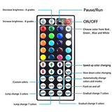 LED Lights Waterproof Color Changing Light Strips with Remote 32.8ft LED Lights for Room, Bedroom, Kitchen, Yard, Party
