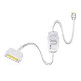 2pcs Controller Controller Plastic Power Supply Light Stripe Remote Controller Controller 5V 3 Pin RGB Controller Cable