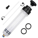 200CC Fluid Extractor Pump, Oil Change Syringe with Hose, Manual Fluid Extractor/Fill Pump for Car Fluid Transfer