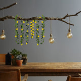 76.7 Inch Artificial Lemon Garland Greenery Garland with Foam Yellow Lemons Spring Summer Fruit Garland In Australia - Darrahopens