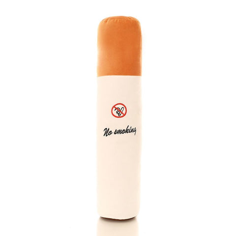 Unique Cigarette Plush Toy Cushion 50cm No Smoking Pattern Long Cylindrical for Boys and Girls(50cm/19.6 inch)