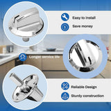 Upgraded Burner Stove Knob, Range Control Knob for Gas Cooktop, Replaces Replacement Part for 5304504839 (2Pack) In Australia - Darrahopens