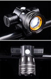 LED Bike Lights Rechargeable, LED Bike Front Lights, Super Capacity Bicycle Lights -3 Adjustable Modes Waterproof Front Mountain