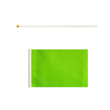 50 Pack Green Small Mini Flags On Sticks,Hand Held Solid Green DIY Graffiti Flag,Party Events Celebration,School