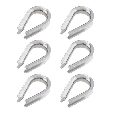 Wire Rope Thimbles 6Pcs, M5 Stainless Steel Thimble for Cable Rigging Extra Heavy Duty Wire Rope Thimbl In Australia - Darrahopens