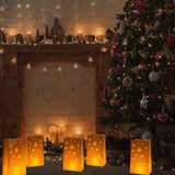 20-Pack Candle Lantern Bags, Fire-Retardant, Star Luminaries for Christmas, Weddings, Birthday Party Valentine's Day Decoration In Australia - Darrahopens