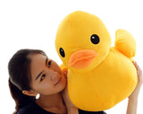 20CM Plush Yellow Duck Soft Stuffed Animal Toy Sofa Decoration for Kids Birthday Yellow Duck Stuffed Plush Pillow Animal