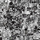 200 PCS Skull Gangster Waterproof Water Bottle Stickers for Adults Teens, Lion Tiger Vinyl Laptop Decals, Bicycle, Tumbler, Car In Australia - Darrahopens