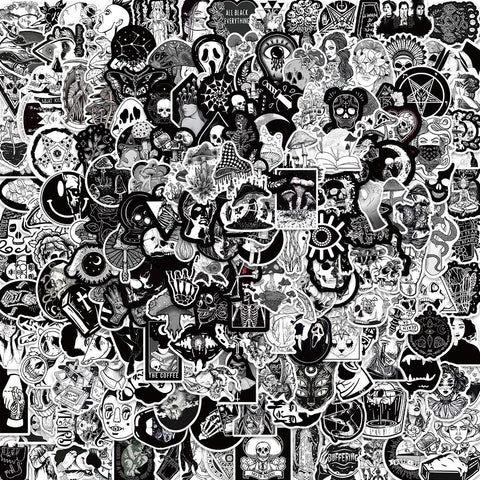 200 PCS Skull Gangster Waterproof Water Bottle Stickers for Adults Teens, Lion Tiger Vinyl Laptop Decals, Bicycle, Tumbler, Car In Australia - Darrahopens