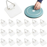 40 Pieces Invisible Adhesive Plate Hanger Vertical Plate Holders for The Wall Hooks Decorative Plates Wall Holders In Australia - Darrahopens
