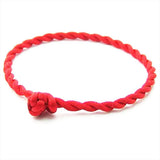 10 Pcs Red Bracelet Protection Good Luck Red Cord Bracelet Red String of Fate Bracelet Adjustable Knot Kabbalah Rope Bracelet