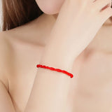 10 Pcs Red Bracelet Protection Good Luck Red Cord Bracelet Red String of Fate Bracelet Adjustable Knot Kabbalah Rope Bracelet