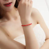 10 Pcs Red Bracelet Protection Good Luck Red Cord Bracelet Red String of Fate Bracelet Adjustable Knot Kabbalah Rope Bracelet