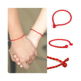 10 Pcs Red Bracelet Protection Good Luck Red Cord Bracelet Red String of Fate Bracelet Adjustable Knot Kabbalah Rope Bracelet