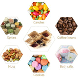 100 Pcs Resealable bags,Stand Up Kraft Paper Bags with Matte Window, Zip Lock Food Storage Bags for Packaging Products, Reusable