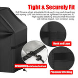 Grill Cover Waterproof UV Protected Crack Resistant Barbecue Cover Light Weight Easy Folding for Outdoor Most Brands Grill In Australia - Darrahopens