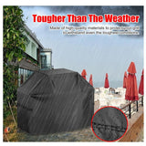 Grill Cover Waterproof UV Protected Crack Resistant Barbecue Cover Light Weight Easy Folding for Outdoor Most Brands Grill In Australia - Darrahopens