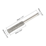 3/16 Inch Diamond Chainsaw Sharpener, 4 Pack Sharpening Stone Polishing Grinding File Tool for Grinding and Carving Workpi, Silver In Australia - Darrahopens