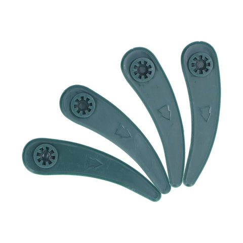 30Pcs Grass Trimmer Plastic Blade Flat Tooth Cutter Replacement for Lawn Mower Easy to Install and Waterproof
