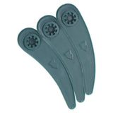 30Pcs Grass Trimmer Plastic Blade Flat Tooth Cutter Replacement for Lawn Mower Easy to Install and Waterproof