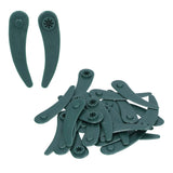 30Pcs Grass Trimmer Plastic Blade Flat Tooth Cutter Replacement for Lawn Mower Easy to Install and Waterproof
