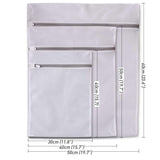 3 Packs Laundry Bags, Fine Mesh Bags with Premium Zipper, Travel Storage Organize Bag, Clothing Washing Bags