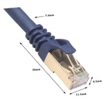 Printer Cord Internet Patch Cord Computer Patch Cord Network Patch Cord ethernet Cord Cable Audio Line (Blue)