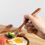 2pcs Household Kitchen Wooden Soup Handle Spoon ice Dessert Cooking Spoon Kitchen Dinner Tableware Cutlery In Australia - Darrahopens