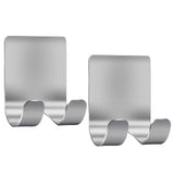 Adhesive Razor Holder, Silver Self Adhesive Razor Hooks Shower Wall Razor Hanger Waterproof Stainless Steel Heavy - 2 Pcs In Australia - Darrahopens