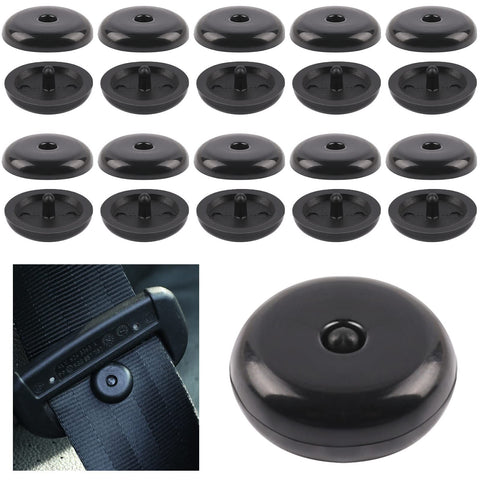 10 Sets Universal Fit Seatbelt Stopper Kit, Seat Belt Button Stop Plastic Seatbelt Buckle Stopper Button Prevent Seatbelt Clip In Australia - Darrahopens