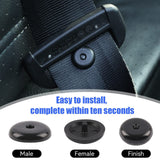 10 Sets Universal Fit Seatbelt Stopper Kit, Seat Belt Button Stop Plastic Seatbelt Buckle Stopper Button Prevent Seatbelt Clip In Australia - Darrahopens