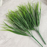 5pcs Artificial Fake Grass Plants Flowers Faux Plastic Wheat Grass Outdoor UV Resistant Greenery Shrubs Plant In Australia - Darrahopens