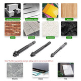 Masonry Drill Bit, Concrete Drill Bit Set, Tungsten Carbide Tip, Hex Shank Drill Bits, Cement Drill Bits 5 Pcs